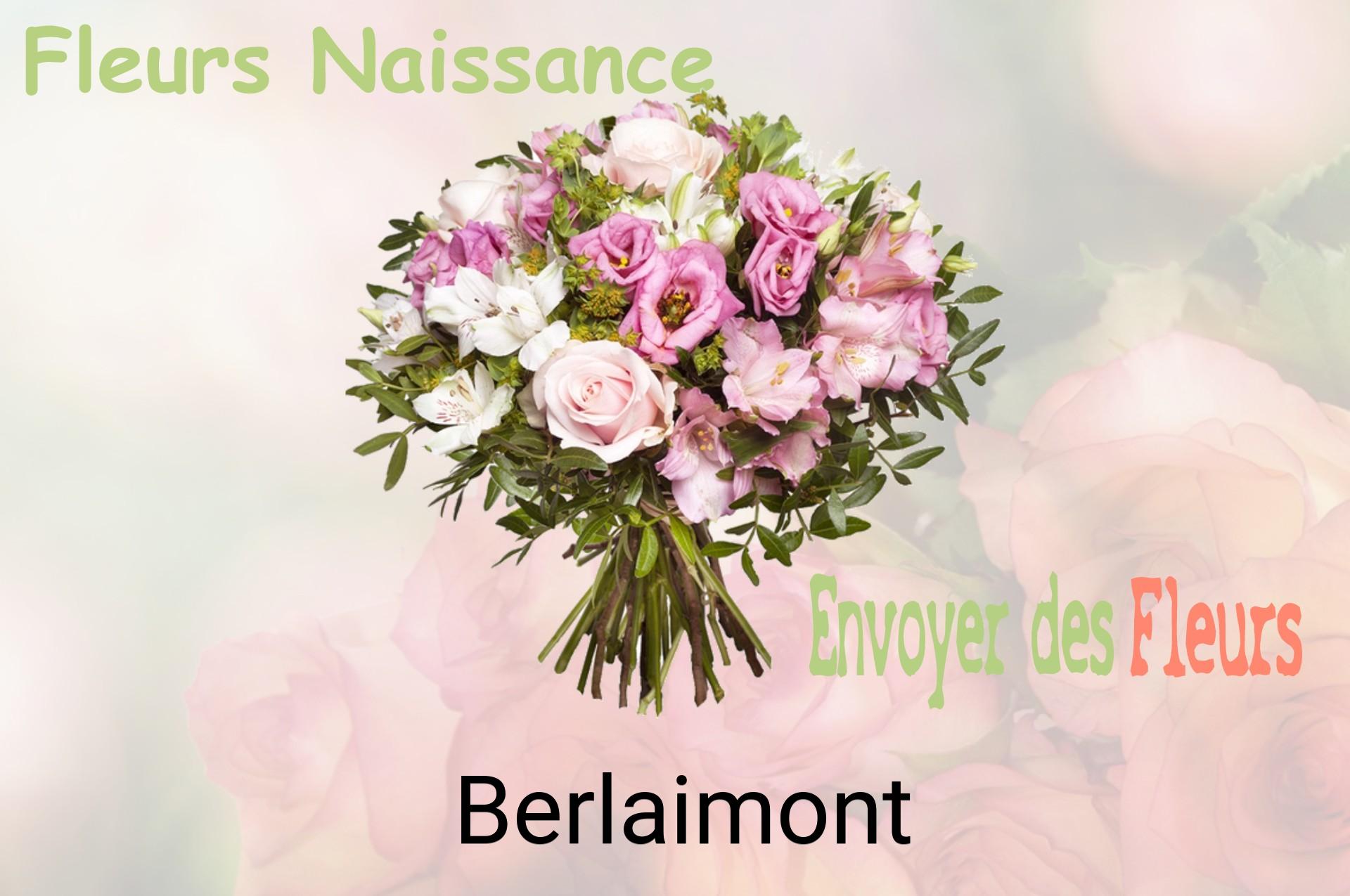 Bouquet de fleurs de naissance livré à Berlaimont